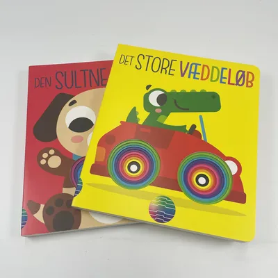 Full Color Environmental Ink Printing Custom Board Flap Books for Kids