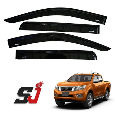 New Design All New PMMA Car Exterior Decoration Window Deflector Door Visor for 2010-2019 Sun Visor Navara