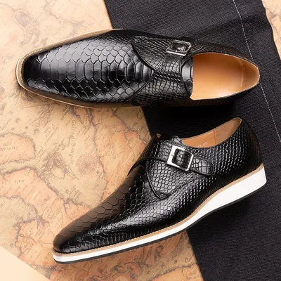 China Factory Premium Handmade Men Shoes Genuine Leather Business Leisure Shoe Man