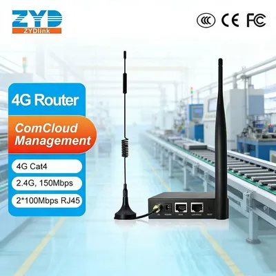 Compact 4G Router Delivers High Speed Data Transmission for Security Camera and CCTV Systems