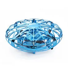 New! ! ! Mini Spinner Flying Drone UFO Antistress Finger Toy LED Light Flynova Hand Motion Sensor Control