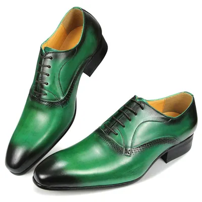 Men's Oxfords Leather Shoes for Male Office Formal Social Elegant Fashion