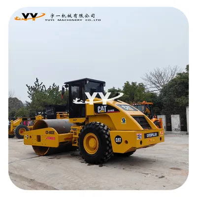 Used Cat CS683e Original Rode Roller Caterpillar Medium Roller in Good Condition Used Compactors Cat Caterpillar CS683e Original Roller