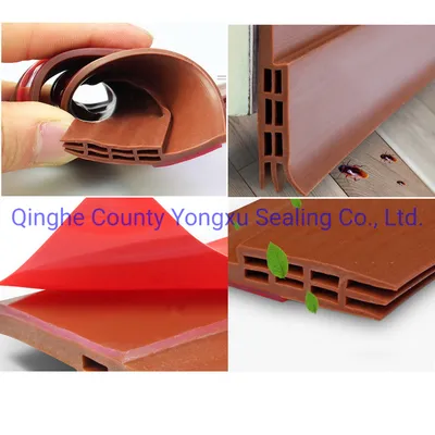 Construction Door Sweep Seal Strip Silicone Rubber Profile
