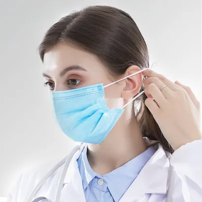 in Stock Disposable 3 Layers Non-Woven Fabric Melt-Blown Filter Non-Medical High Quality Personal Protective Face Masks with Earloop PPE for Sale