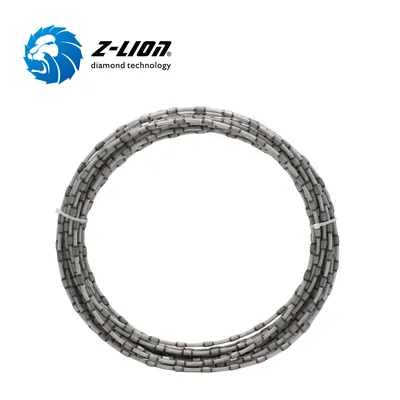 6.3mm 7.3mm Diamond Multi Wire Saw for Granite Slab Cutting