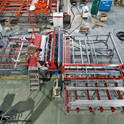 Automatic Bending Fence Welding Production Line for Panels in Stock