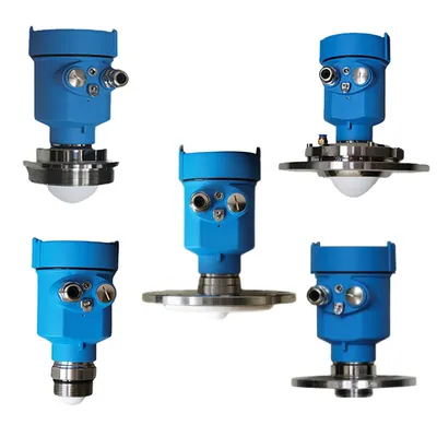 80GHz Smart Liquid Radar Level Transmitter 4-20mA Hart RS485 Tank Silo Bin Cement 120m Radar Level Sensor Meter Manufacturer