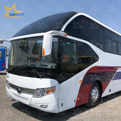 Used Youtong Buses 50 Seat Cheap Passenger Bus Zk6126 Diesel Bus for Sale in Ghana