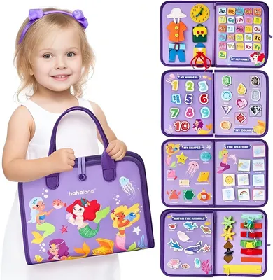 Kindergarten Felt Early Cloth Book Educational Board Children Life Busy Board