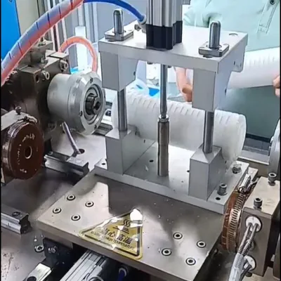 Pneumatic Pleated Filter Element Single Station End Cap Welding Machine