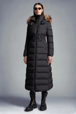 M Home Winter New Women's 90 White Goose Down Mink Fur Extended Paragraph Knee Waisted Down Jacket