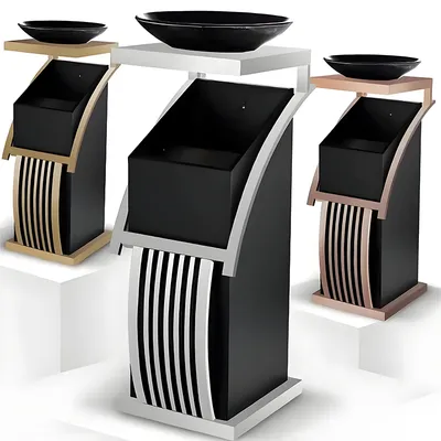 Commercial Stainless Steel Garbage Bin Classification Garbage Bin