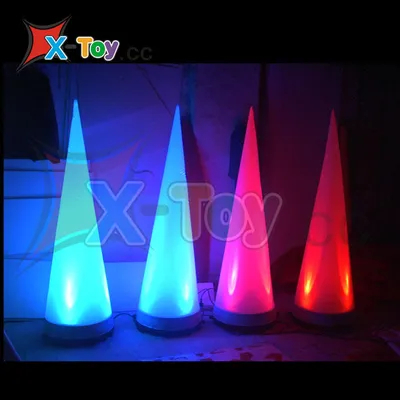 Best Selling Custom Inflatable Event Decoration, Cheap LED Air Cone, Inflatable Cone Light (CH-AI2002)