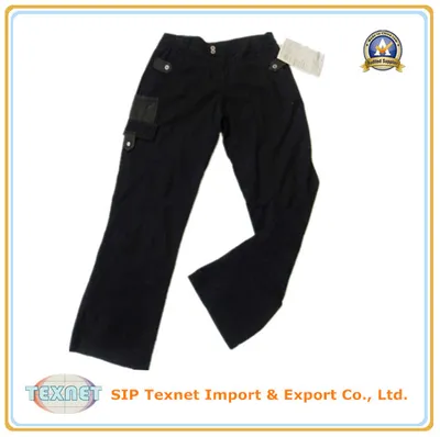 Long Cotton Twill Pants