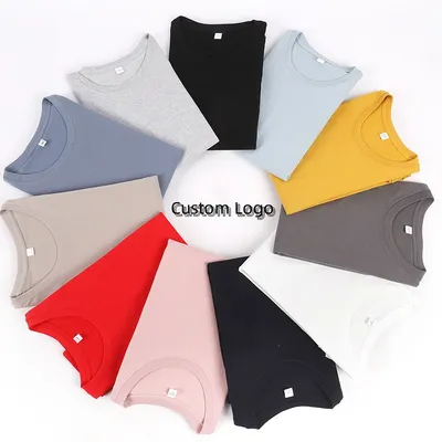 Wholesale High Quality 100% Cotton Blank Men's Heavyweight Oversized T Shirt