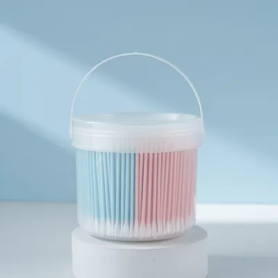 Premium 600PCS Cotton Buds in Two Color Options
