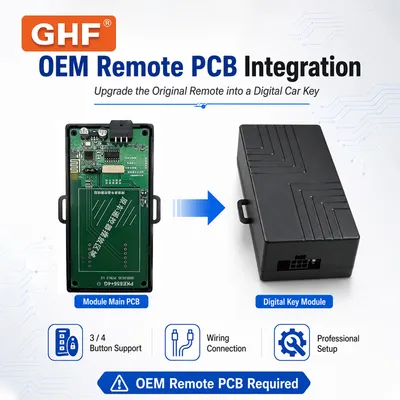 Smart APP Auto Lock Unlock OEM Remote Integration Pke Digital Car Key Module