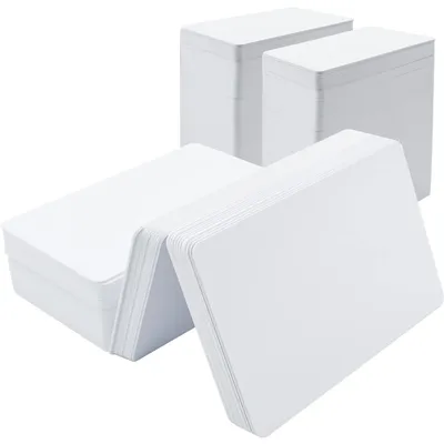 Cr80 Inkjet Both Sides Printabl Blank PVC ID Plastic Cards