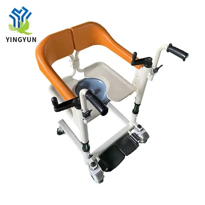 Ajustable 3 in 1 Multifunctional Patient Lifting Commode Chair/Shower Transfer Wheelchair