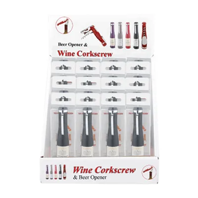 Two Functions Wine Corkscrew in Display Box (600719-1)