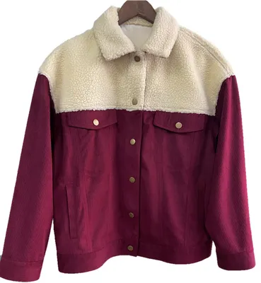 Fashion Corduroy Shepra Trucker Outfit Corduroy Jacket for Women