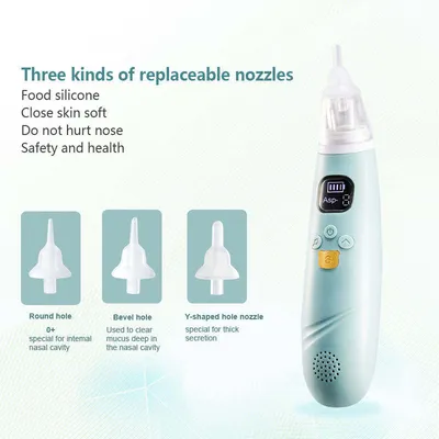 Best Selling Products Silicone Nose Cleaner Electric Adult Baby Vacuum Nasal Aspirator