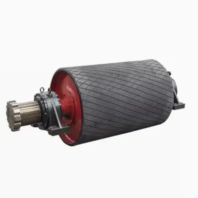 Factory Direct Rubber Coated Drive Pulley Bend Pulleyfor Belt Conveyor