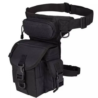 Upgraded Thickened Portable Outdoor Water Repellent Oxford Cloth Multi-Functional Drop Leg Bag