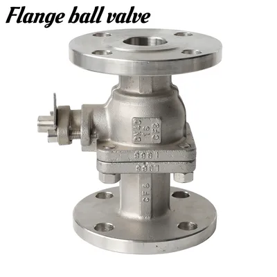 Premium Industrial Manual Flange Stainless Steel Ball Valve in High Quality