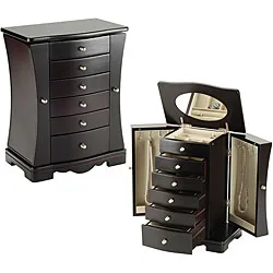 Espresso Contemporary Jewelry Box (JR-1009)