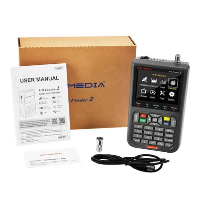 Gtmedia V8 Finder2 Digital Satellite Finder Meter H. 264