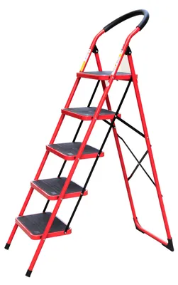 5 Step Multipurpose Steel Folding Ladder