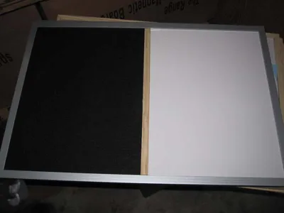 Combi Board 60X40cm (white + black)