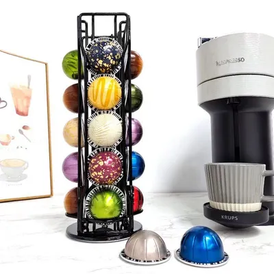 Multifunctional Sturdy Vertuo Coffee Pod Capsule Holder