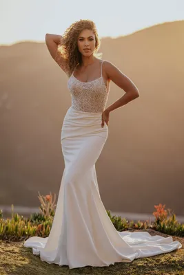 Chiffon with Beadings Full Floor Length Sheath Custom Bridal Gown