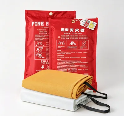Fiberglass Fire Blanket Kitchen Emergency Fire Extinguishing Blanket