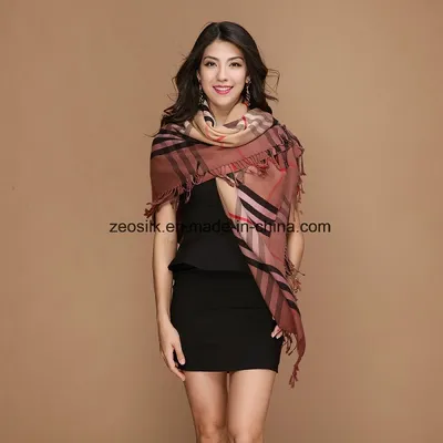 Square Style Printed Rayon Scarf or Pashmina Scarf