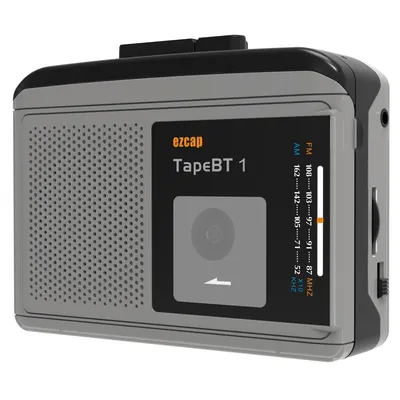 Ezcap244 Tape Bt 1 Bluetooth Cassette Player with Inside Speaker