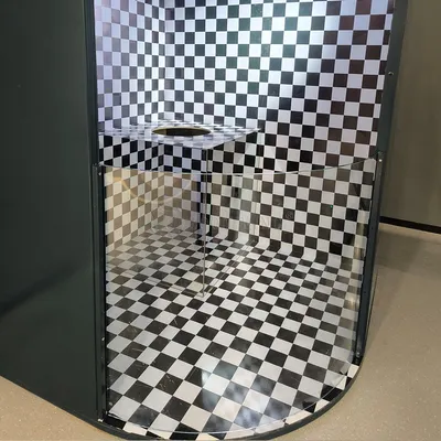 The Invisible Man Optical Illusion Exhibit Science Center for Kids Interactive Perception Display Customized Exhibits