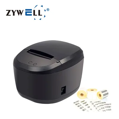 Zywell Barcode Printer for Retail Store 3inch Imprimante Thermique Thermal Label Maker Printer