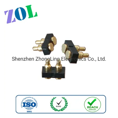 2.50mm Pitch 2 Pins SMD Type Pogo Pin H5.5mm
