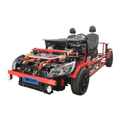 Automotive Education Whole Vehicle Red Chassis Training Platform Equipment