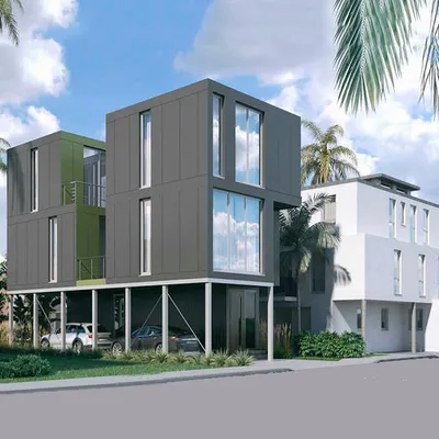 Residential Steel Structure House Modern Prefabricated Home