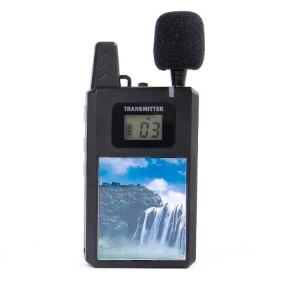 Wireless Audio Guide System for Conference Tourism Visit Factory UHF Long Endurance