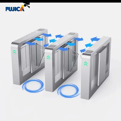 Flap Barrier with Qr Code and Face Recognition