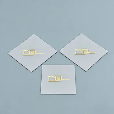Amb Dbc Direct Bonded Copper Ceramic Substrate for IGBT Modules with Metallized Gold Plated Copper Clad Layer