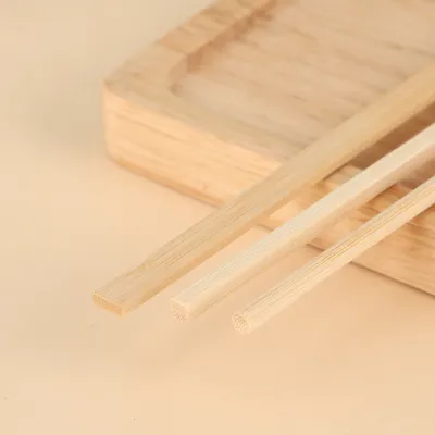 Durable Carbonized Bamboo Strips for Food Use - Customizable Sizes Available