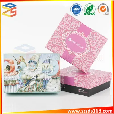 Customized Gift Box Paperboard Cosmetic Packaging Box with Lid and Base