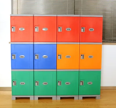 Plastic ABS Locker with Electric Storage Lock for Bathroom